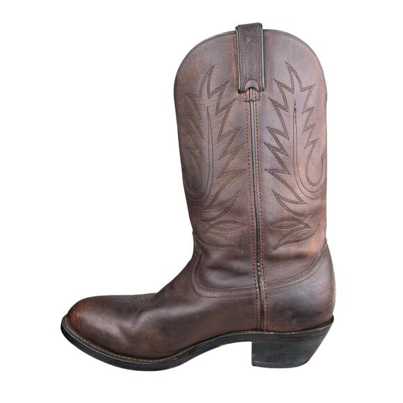 Durango Men’s Brown Leather Western Cowboy Boots Size US 11 EE - Picture 2 of 10